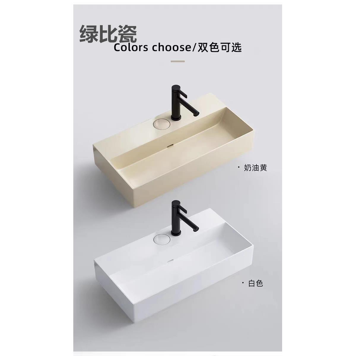 彩色台上盆洗脸盆洗面盆民宿洗脸盆酒店