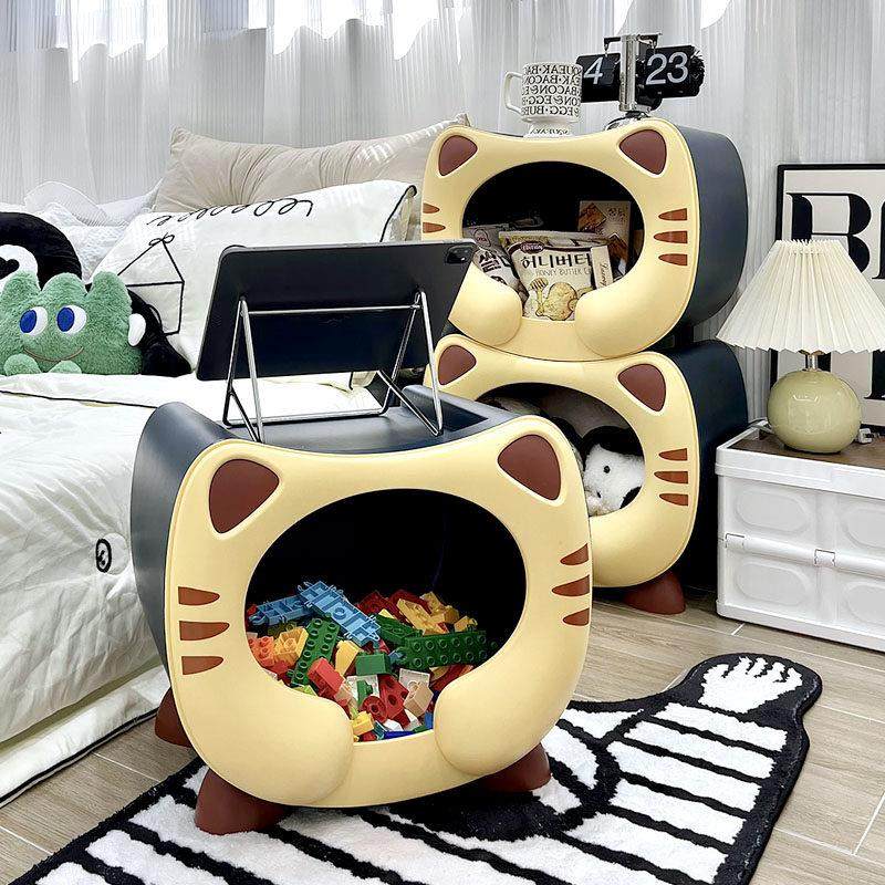 儿童床头柜男孩女孩创意可爱卡通柜子卧室房床边玩具收纳柜收纳箱,住宅家具,床头柜,淘宝优惠券,粉丝福利购,淘宝优惠卷