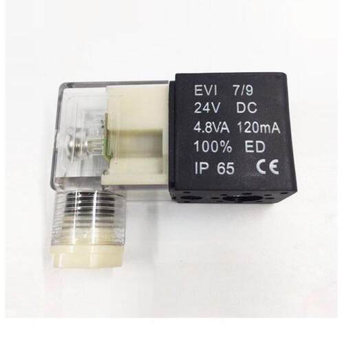电磁阀线圈EVI7/9 AC220V 6.0VA 58mA 4.8VA 4V210配套 高30 8MM