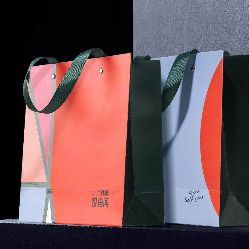 白卡纸手提纸袋 企业宣传礼品包装袋 广告服装购物纸袋加印logo
