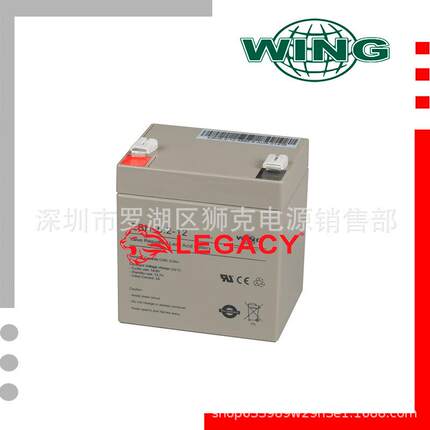 德国WING蓄电池ESH5.2-1212V5.2AH机器人仪器、船舶绿色能源