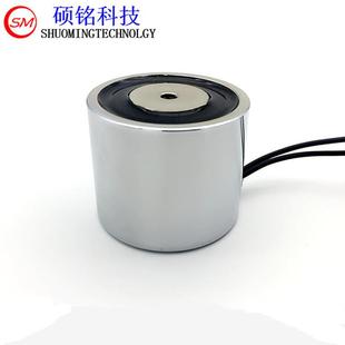 东莞硕铭电磁M504X彩印机吸ZYZ2力5K5G电磁吸盘S圆形电磁铁