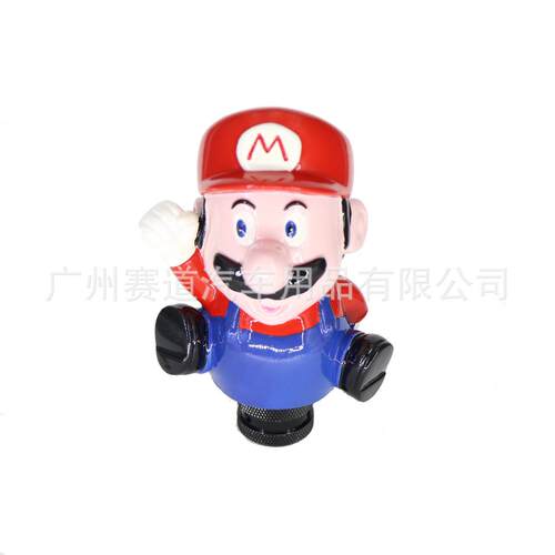 汽车排挡头卡通模型手动变速杆波棍头改装挡把头自动排挡杆玛丽奥