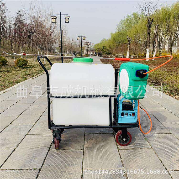 家禽养殖消毒喷雾器蔬菜大棚电动除虫打药机小区车库地面冲洗机