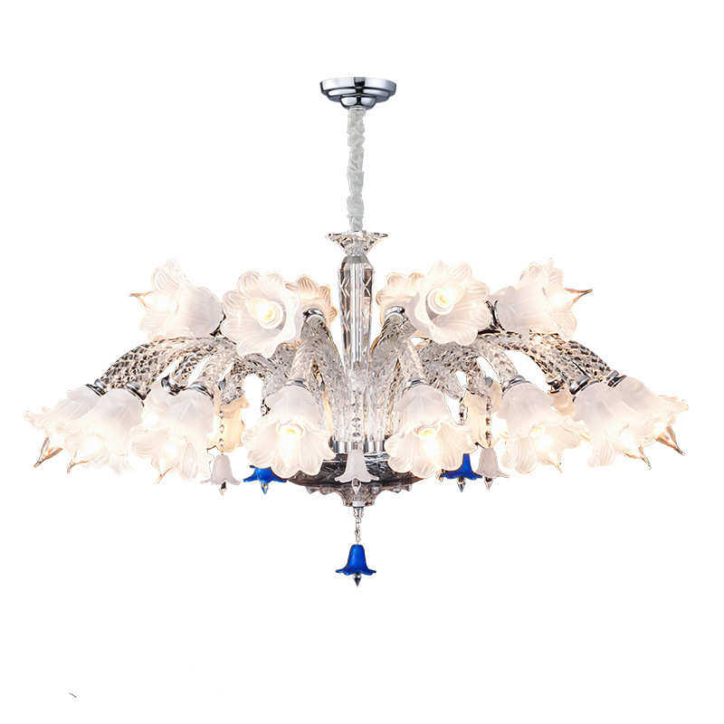 水晶吊灯法式田园客厅灯|简约现代卧室书房灯轻奢北欧大气餐厅灯,家装灯饰光源,客厅吊灯,淘宝优惠券,粉丝福利购,淘宝优惠卷