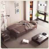 猫625爪沙发沙床发一体两用折叠客厅出租现屋皮代简约公寓小户型