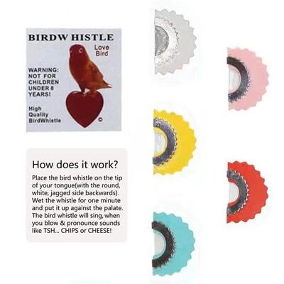 3PCS Magic Fun Bird Caller Inside Mouth Hiden Bird Whistle T