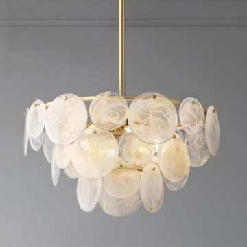 【云彩】全铜云雾轻奢客厅吊灯现代卧室餐厅创意简约家用玻璃主灯,家装灯饰光源,客厅吊灯,淘宝优惠券,粉丝福利购,淘宝优惠卷