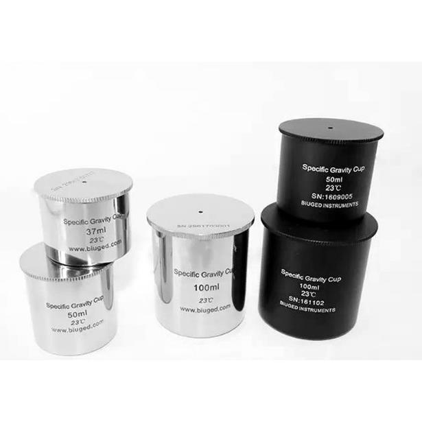 标格达BGD296系列涂料比重杯37ml 50ml 100ml 密度杯不锈钢铝杯
