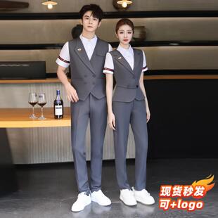 酒吧ktv男女服务员工作服台球厅partyk短袖夜场少爷网咖餐厅工装