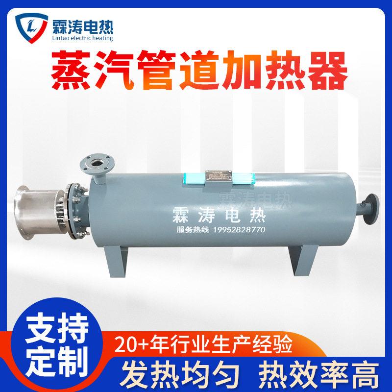 电厂余热蒸汽二次升温加热管道电加热器温压气体管道加热器