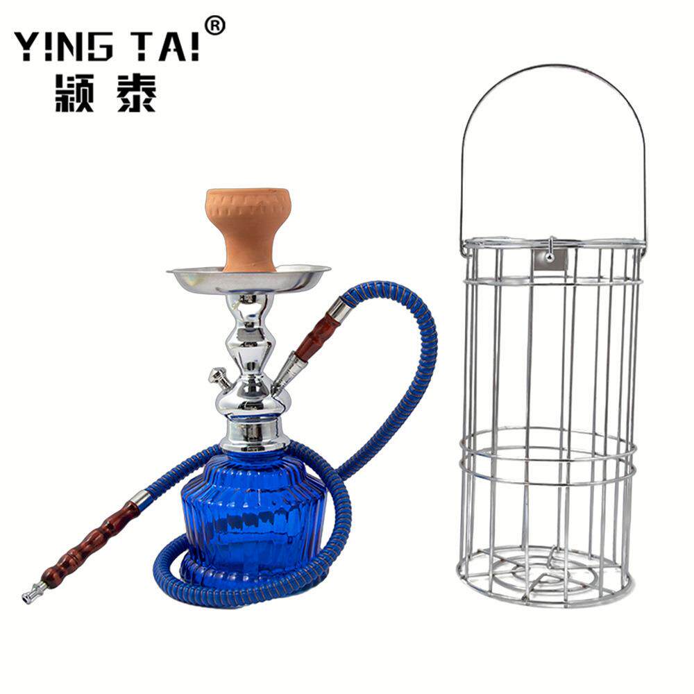 颖泰供应新品高档铁笼水烟壶单双管水烟配件油灯瓶水烟壶