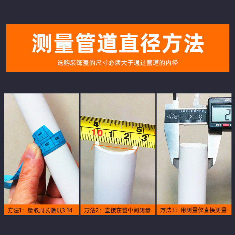 空白面板遮丑盖开关插座电视墙网线空调预留孔洞遮挡粘贴装饰盖板