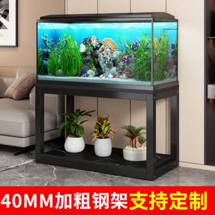鱼缸专用架子超强承重双层桌子小型水族箱底柜底座方形支架放置柜