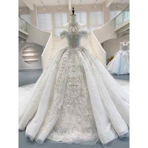 婚纱服装店专用模特展示架子女半全身橱窗假人体秀禾礼服人台道具