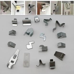 办公家具文件柜隔板扣不锈钢卡扣铁皮柜扣子卡子层板托资料柜卡扣