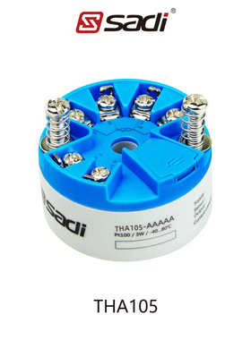 THA105拨码开关智能温度变送器/Pt100/一体化/4-20mA输出源头工厂