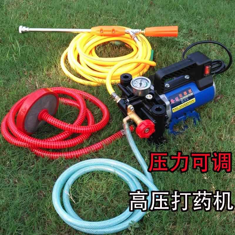 芙蕾米手提式12V24V48V60V220电动喷雾器果树双缸柱塞喷药机泵农用高压床笠拉车