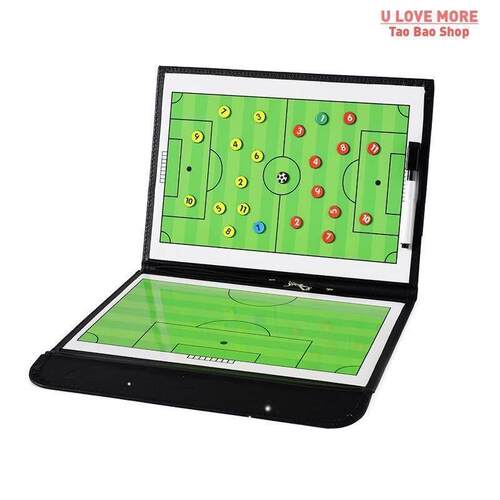 54cm Foldable Magnetic Tactic Board Soccer Coaching Coachs T