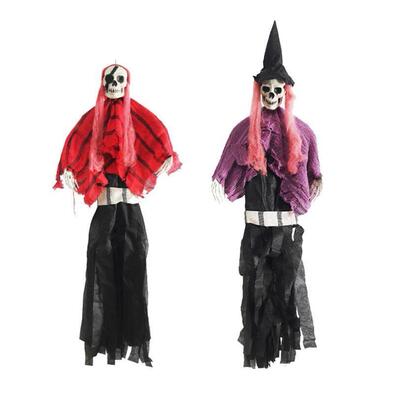 40*80cm Halloween Hanging Ghost Skeleton Decoration Horror