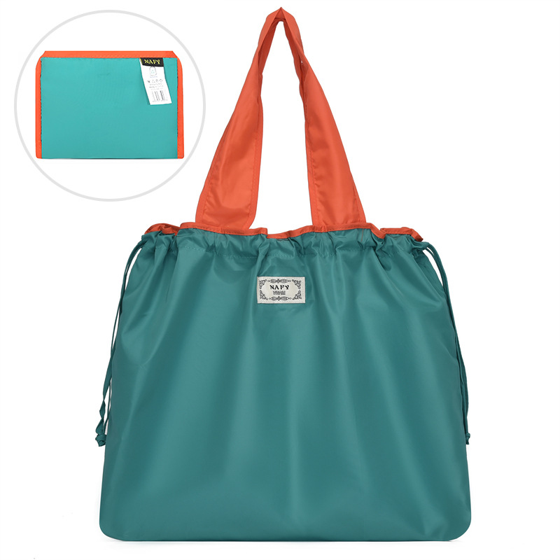 购物袋单肩包可折叠牛津布棉布袋