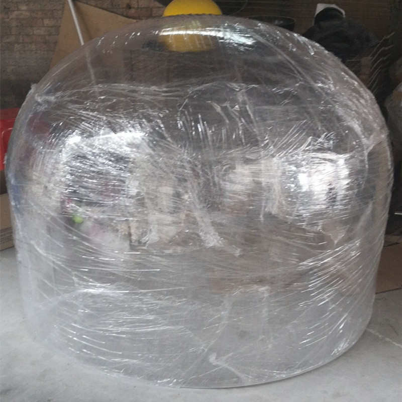 定制大型亚克力加高球罩有机玻璃防尘罩塑料空心装饰吊球透明球罩