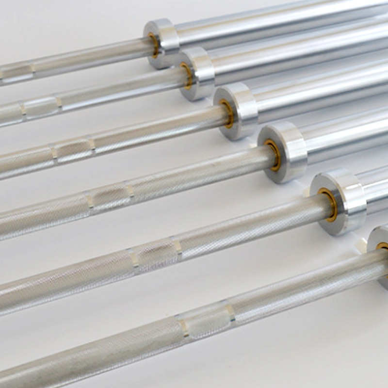 高承重轴承奥杆 1.5m1.8m2.2m直杆曲杆合金钢举重健身器材杠铃杠