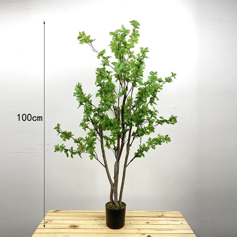 大型仿真树吊钟树马醉木盆景盆栽家居橱窗摆件落地假植物客厅假树