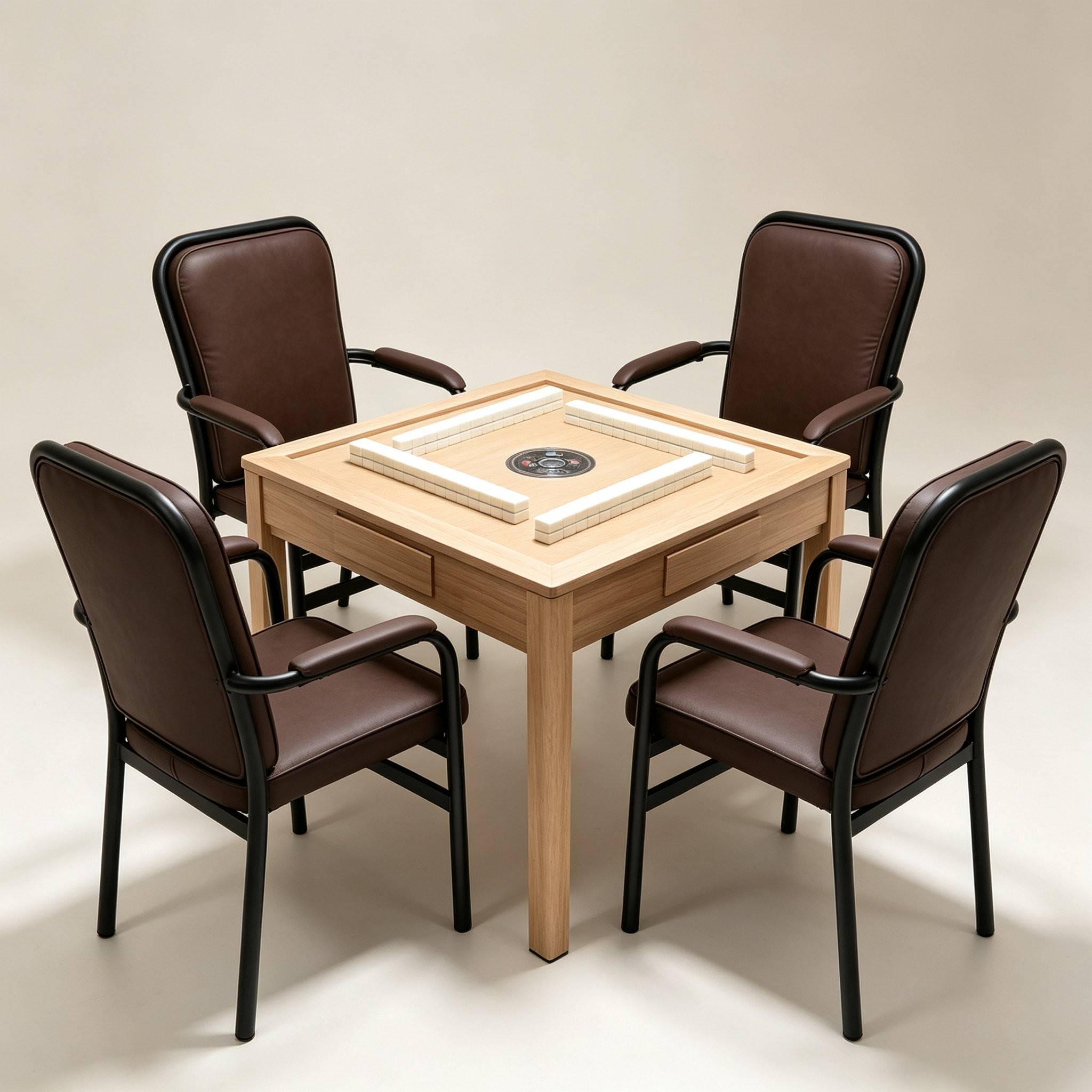 9号4张麻雀麻将机专用椅子靠背棋牌椅子凳子棋牌室椅家用麻将椅子