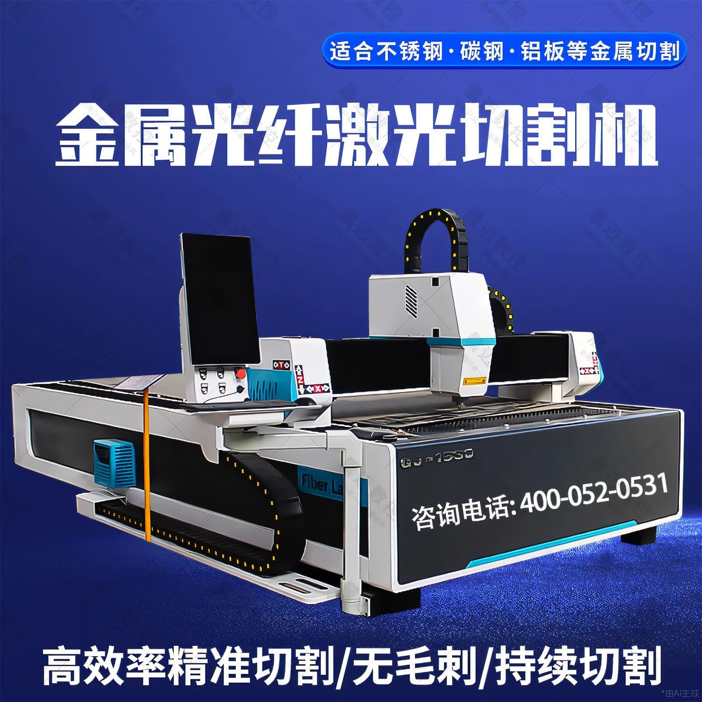 1500W光纤激光切割机金属钢板数控工业切管机精密激光切割机设备