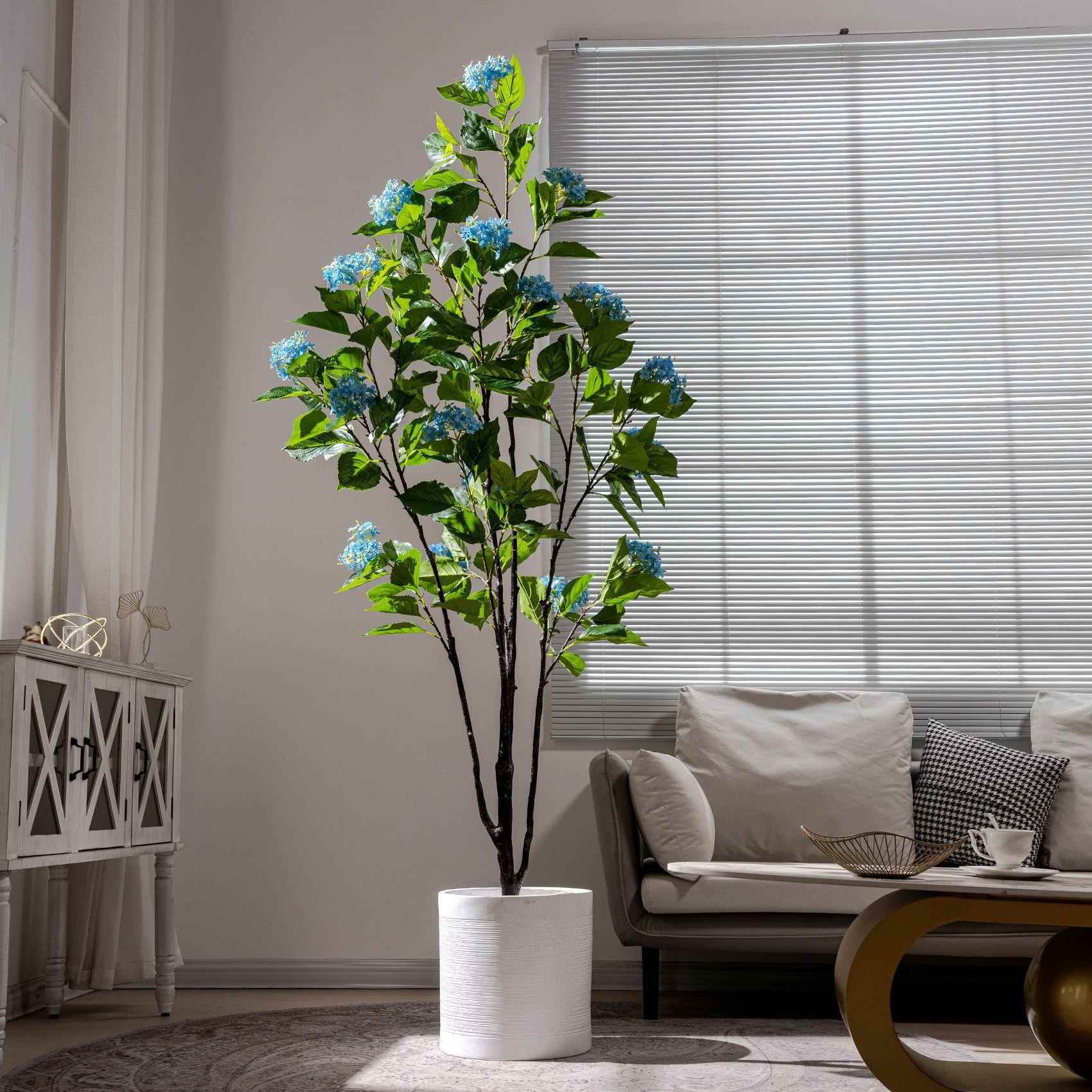大仿真植物绣球花树盆型栽内客厅摆仿生件绿植落地室摆XQS—896件
