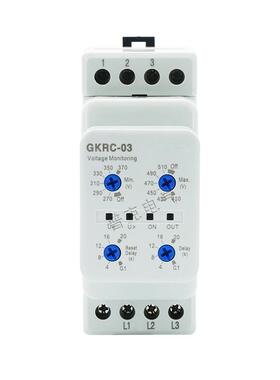 相序保护器 GKR器C-03新 D GKRC-款03 相序保护过欠压保护 三相三