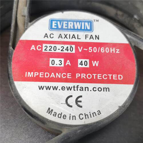 EVERWIN 220-240V 0.3A 40W 17251 17CM轴流风机机柜散热风扇