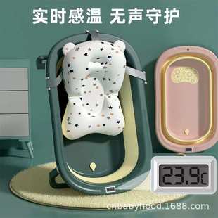 8岁婴儿宝宝洗澡家用一件代发 儿童浴盆折叠多功能防滑洗澡盆0