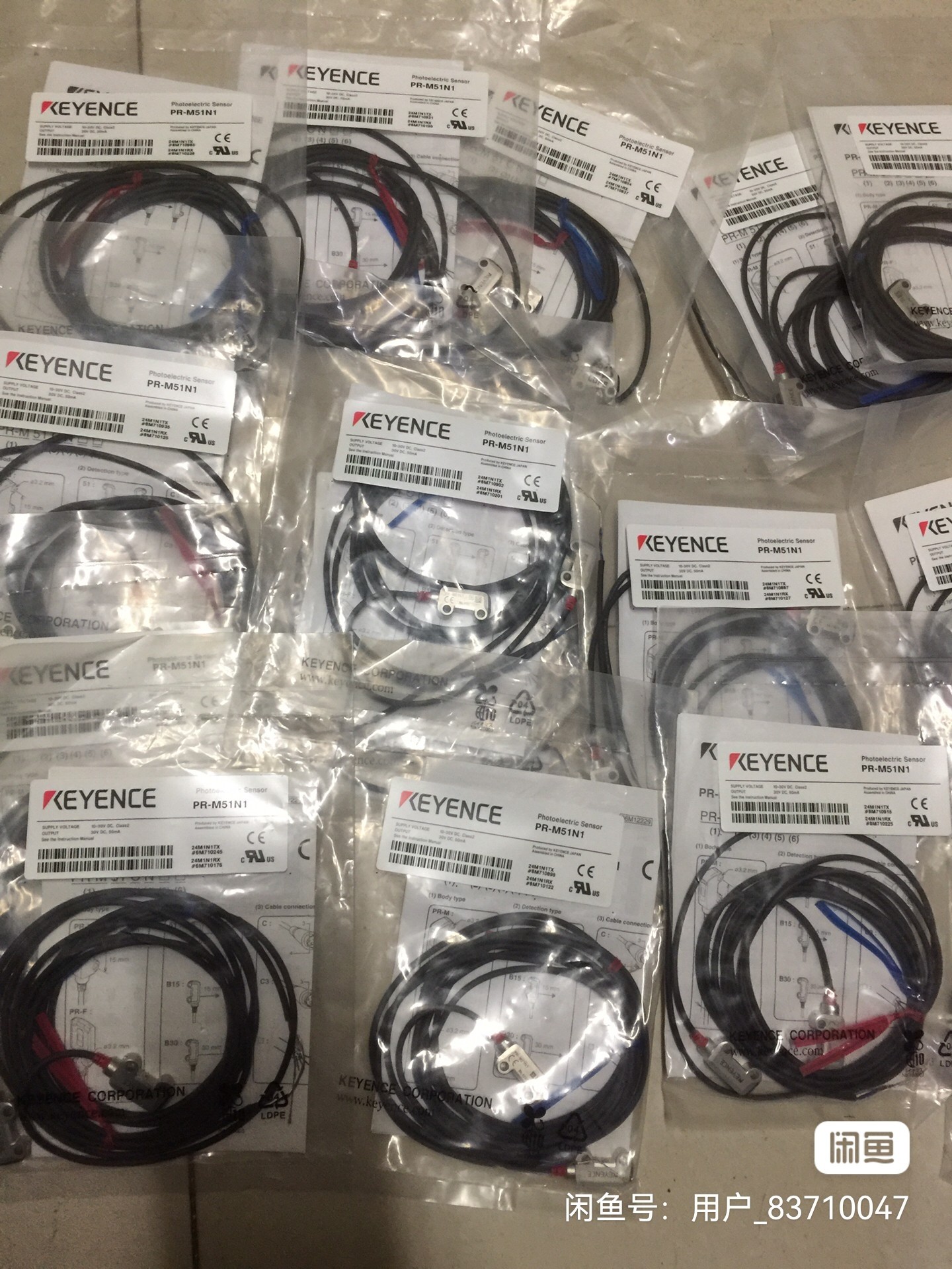 基恩士传感器PR-M51N1全新原装，包装袋没开封