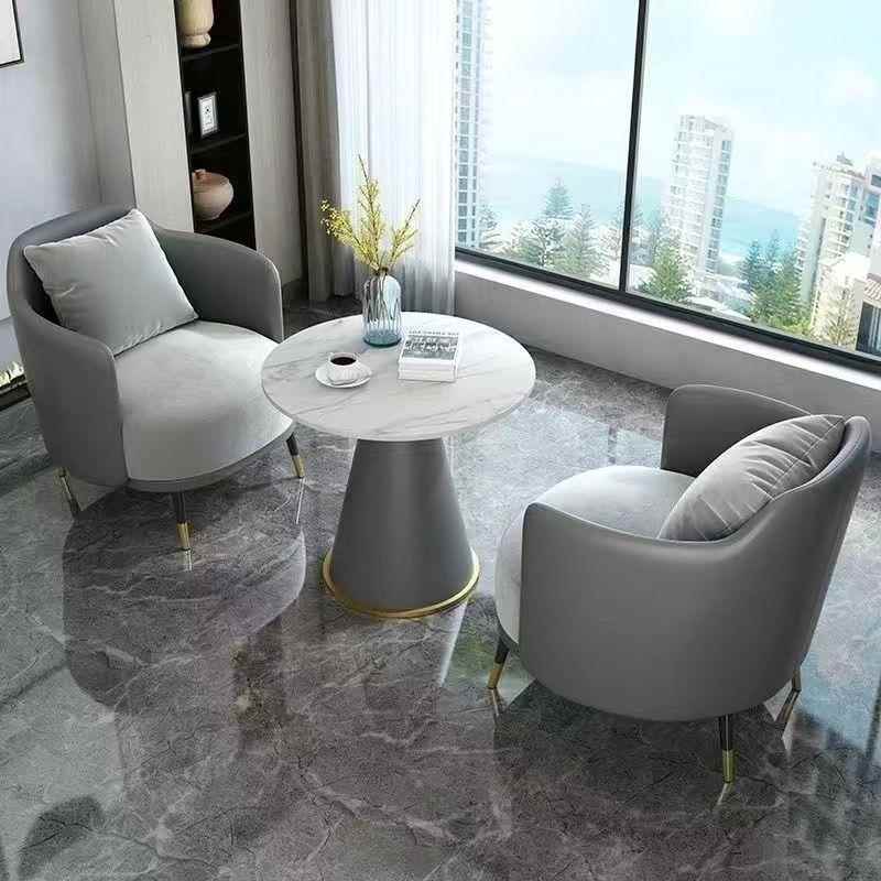 商务接待沙发茶几组合酒店大堂轻奢休闲轻奢酒店休息区洽谈桌椅