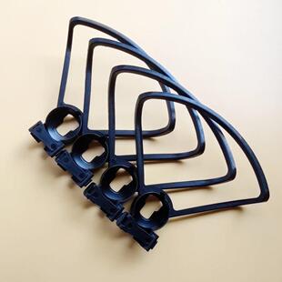 4个 适用无刷马达四轴无人机桨叶牀包无人机螺旋桨防撞圈配件