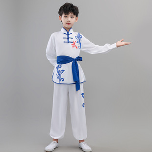 武术表演服中国风比赛服男女训练服舞龙服成人中小学生太极练功服