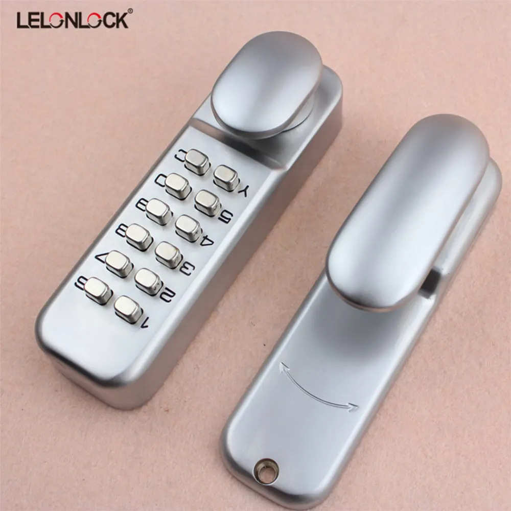 乐朗批发二代简易机械密码锁 办公室数字锁户外庭院机械密码锁