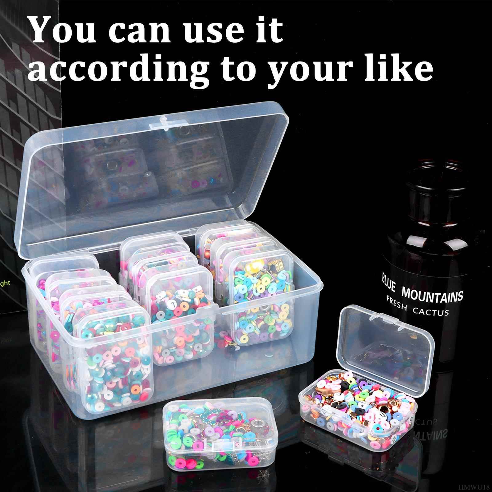12 Pack Plic Clear Storage Box Organizer Small Storage Ca