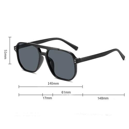 Vintage Men Women Big Sunglasses Men Square Shades Brand Des