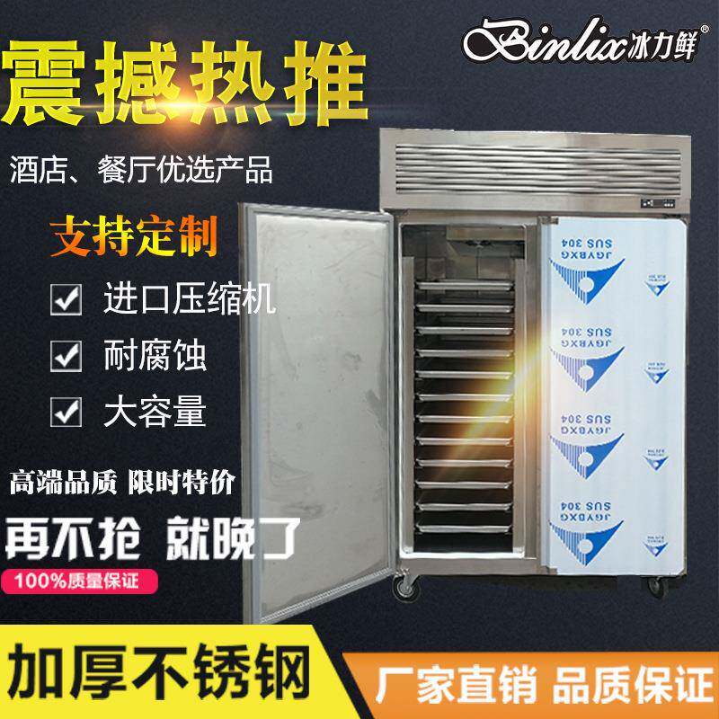 冰力鲜厨房烘焙插盘柜风冷冷藏冷冻柜速冻慕斯面团披萨烤盘冷柜