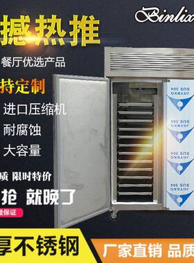 冰力鲜厨房烘焙插盘柜风冷冷藏冷冻柜速冻慕斯面团披萨烤盘冷柜