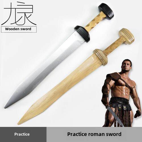 Fate saber禄暴君斗兽场武术练习COS武器道具古罗马角斗士短木剑