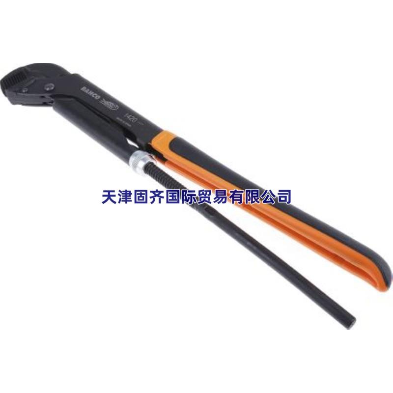 百固Bahco 1420 扳手430.0毫米总长65mm钳口, 塑料把手