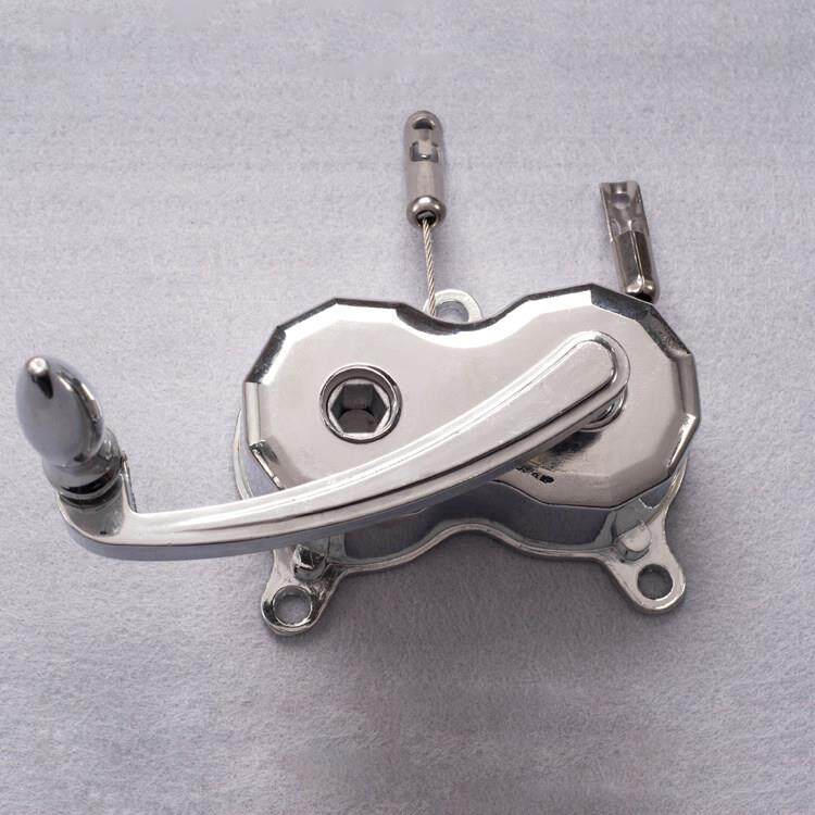 双杆可调晾衣架配件手摇柄阳台把手三孔双孔遮阳伞郁金香连翼通用