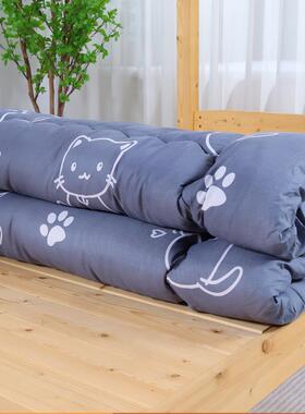 学生宿舍床厚垫0.9m1.2m加保暖垫褥子榻塌褥米地WRI铺单人垫被可