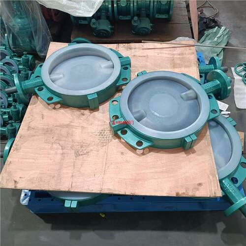 衬氟规格蝶阀气动16C耐腐蚀-夹铸钢D671F46对DN40蝶阀