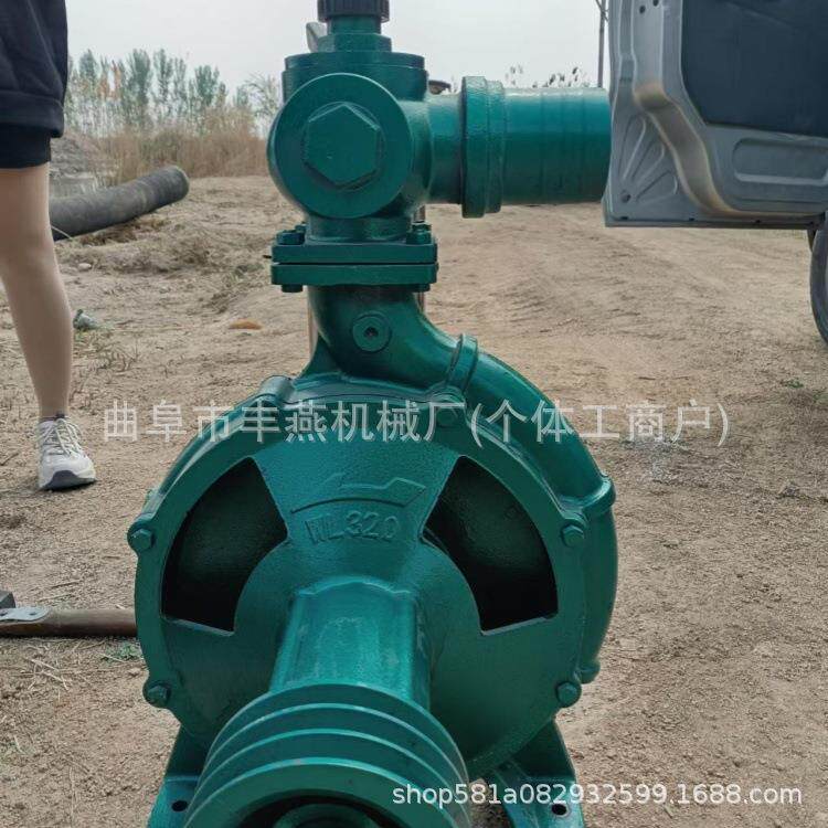 市政排涝抗旱抽水泵玉米地干旱浇地机4轮手推车自吸泵