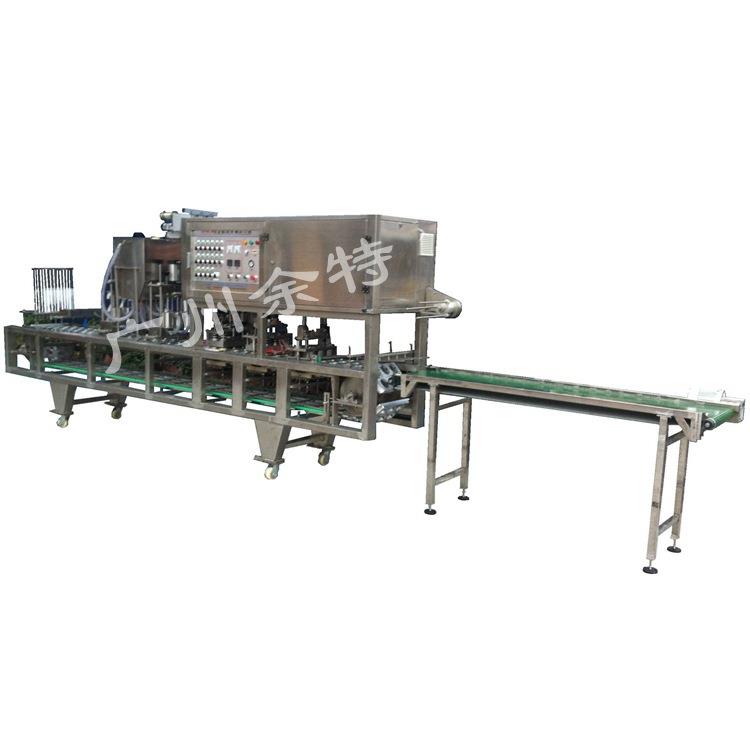 厂家提供CFB-6全自动椰果汁灌装封杯机果汁果冻绿豆沙灌装封口机